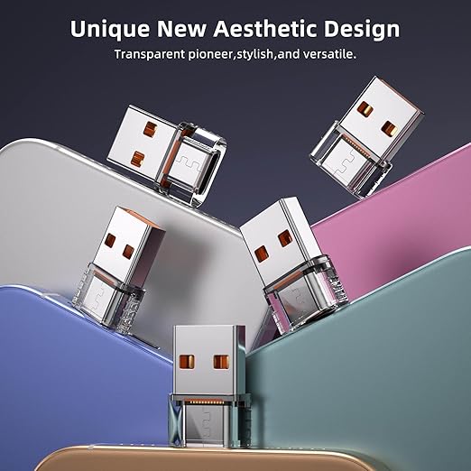USB to USB C Adapter for iPhone 16 Charger 5Pack,USBC Female to A Male OTG Type C Converter for Apple Watch Ultra iWatch 7 8 9 10,iPhone 15 14 13 Plus Pro Max,AirPods,iPad,Car,Samsung S24