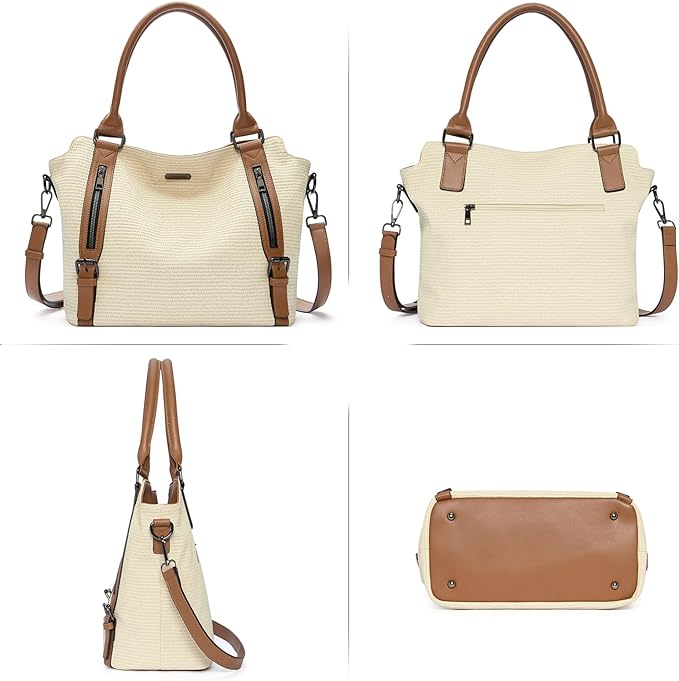 CLUCI Purses for Women Vegan Leather Handbags Tote Purse Shoulder Bag Large Ladies Hobo Bags