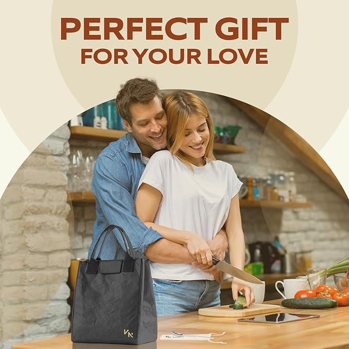 VonNova Women’s Insulated Lunch Bag with Premium 4mm Cooler Insulation, Cute Large 7L Lunch Tote for Office, Durable Small Lunch Box for Women, Stylish Lunchbox for Adults, Teens, Nurses, Teachers