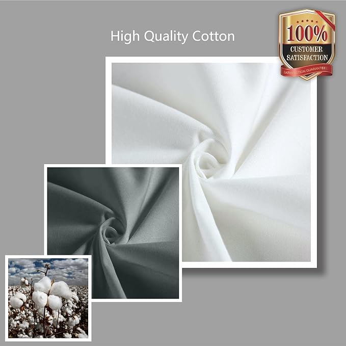 TOPDesign 3-Pack Super Strong Large 12oz Cotton Canvas Tote Bags, Reusable Grocery Shopping Cloth Bags, Fashionable Two-Tone Totes for Crafts, DIY Your Creative Designs