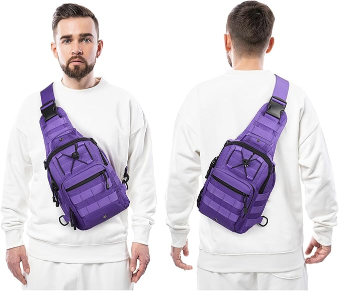 G4Free Outdoor Tactical Bag Backpack, Military Sport Bag Pack Sling Shoulder Backpack Tactical Bag for Every Day Carry