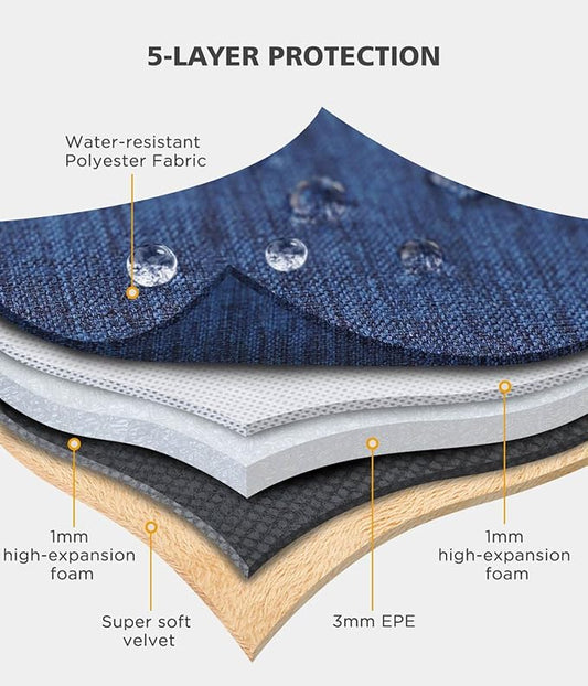 NIDOO 14 inch Laptop Sleeve Case with Handle Shoulder Bag for 15" Surface Laptop 4 3/14" Lenovo Chromebook 3 / ThinkPad T14 L14 P14s Gen 2 T495 T495s / Acer Chromebook Spin 514 / Dell Latitude 14 15