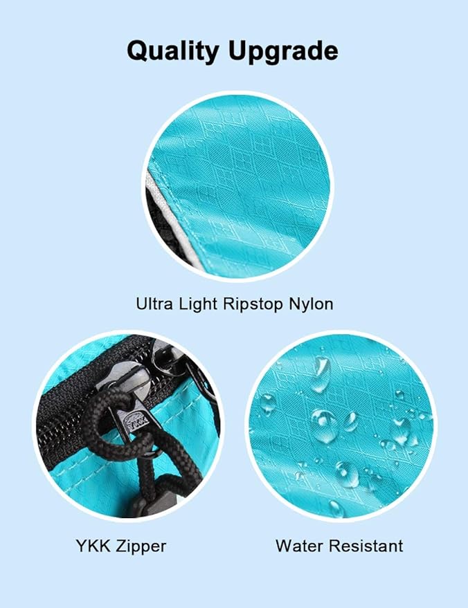 GOX Ultra Light 5 piece Packing Cubes Travel Luggage Organizer 1 Large 2 Medium 2 Small