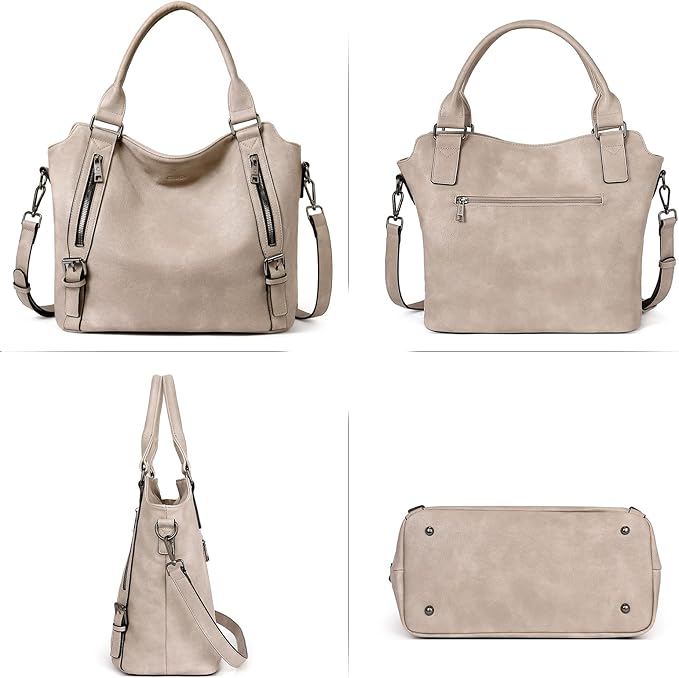 CLUCI Purses for Women Vegan Leather Handbags Tote Purse Shoulder Bag Large Ladies Hobo Bags