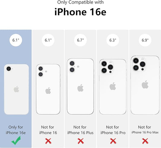 ZTOFERA for iPhone 16e Magnetic Case Compatible with Magsafe, Aesthetic Floral Pattern Design Cute for Girl Women,Anti-Drop Protective Hard Phone Cover for iPhone 16e-Pink Flower