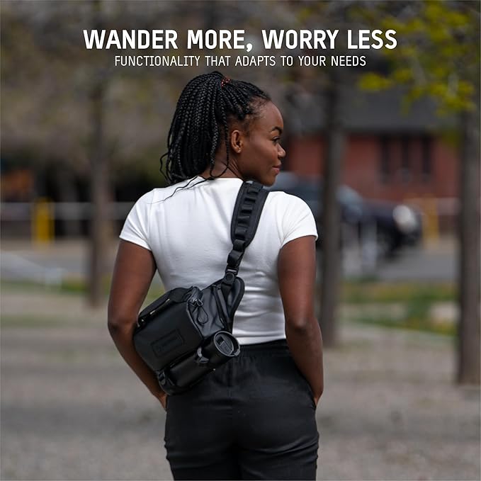 WANDRD ROGUE V1 3L Sling: Compact Camera Sling and Crossbody Bag with Fast Access, 3-Way Carry– Lightweight Everyday Bag Great for Travel, Photography, and Daily Use (Uyuni Purple)