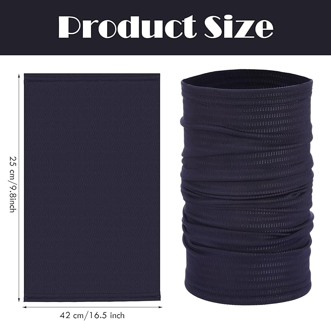 Geyoga Winter Face Mask for Men UV Protection Mask Sunscreen Breathable Windproof Neck Gaiters Scarf Fishing Cycling Running