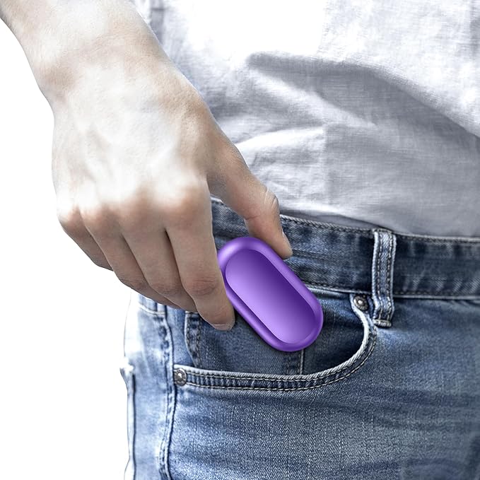 kurdene Wireless Earbuds Bluetooth 5.3 in Ear Buds Light Weight Headphones,Deep Bass Sound,Built in Mics Headset,Clear Calls Earphones for Sports Workout Purple