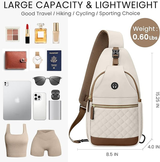 Small Crossbody Purses Bags for Women Men Travel, Chest Sling Bag Women Casual Cross Body Bag for Woman Sling Backpack