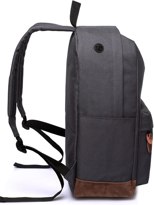 Backpack for Men Women,VASCHY Classic Water-resistant Lightweight Travel School Backpack Casual Daypack