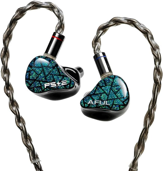 HiFiGo AFUL Performer 5+2 / Performer 7 IEMs, 2DD+4BA+1 Micro Planar Unit in-Ear Monitor Earphones with 3D Printed Acoustic Tube Structure (4.4mm)