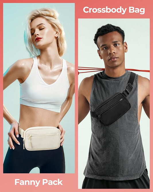 CHOLISS Small Sling Bag for Women and Men, Crossbody Bags Trendy Fanny Packs Chest Bag with Extended Strap