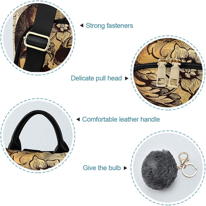 ALAZA Skull Floral Tatto Halloween Backpack Purse for Women Anti Theft Fashion Back Pack Shoulder Bag