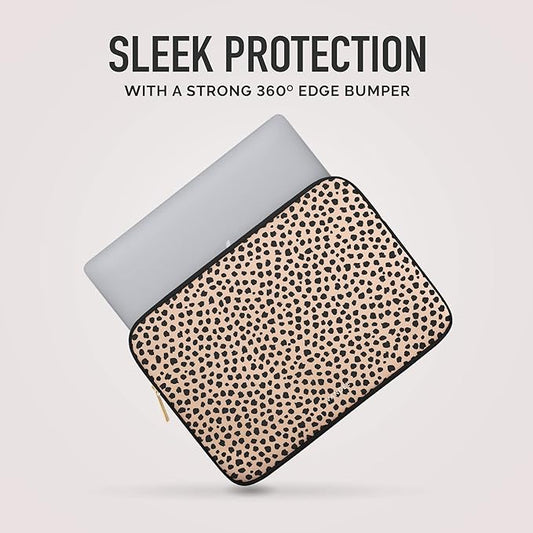 Vandel MacBook Air 13 inch Laptop Sleeve, Fits 13-13.3 inch Laptops: Neoprene MacBook Air & Pro Case, Chromebook, HP Soft Cover | Thin Computer Carrying Bag, Cheetah Mac (M1 & M2) Pouch