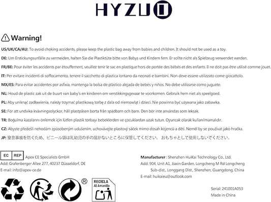 HYZUO 15-16 Inch Laptop Bag Sleeve for MacBook Pro 16 M4 M3 M2 M1 2025-2019, 15" Surface Book, Notebook Case for 15" 15.6" Dell HP Lenovo ThinkBook Asus Acer Samsung Huawei, Ash Blue