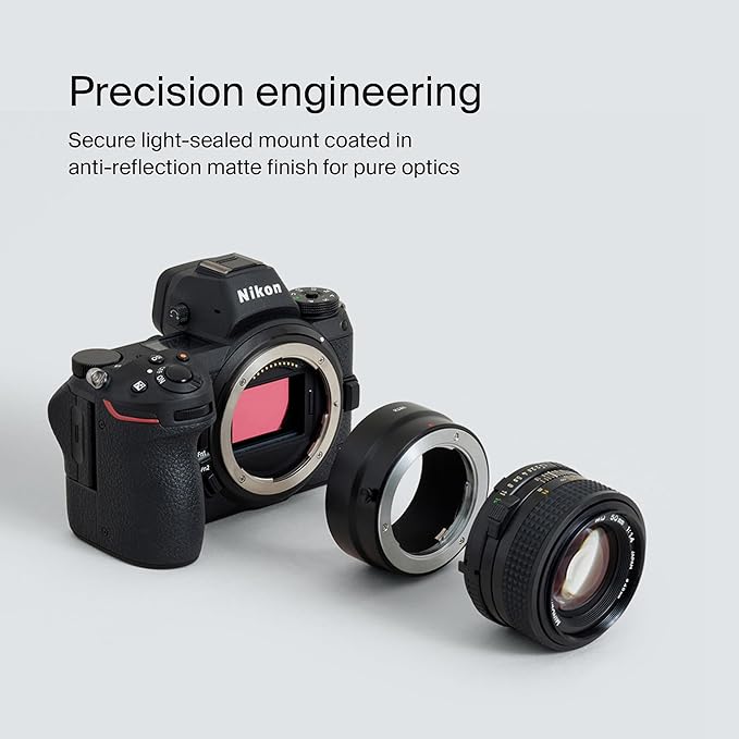 Urth Lens Mount Adapter: Compatible for Nikon Z Camera Body to Minolta Rokkor (SR/MD/MC) Lens