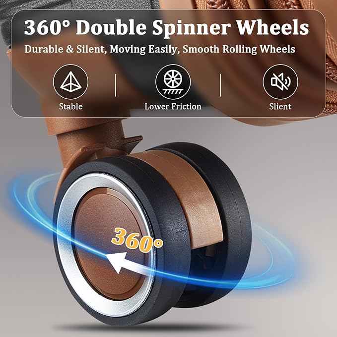 4-Piece Hardshell Luggage Set with TSA Locks, Expandable Suitcases and Silent Spinner Wheels - Vibrant Colors for Easy Identification (14/20/24/28 Inch) - Family Travel Suitcase Sets