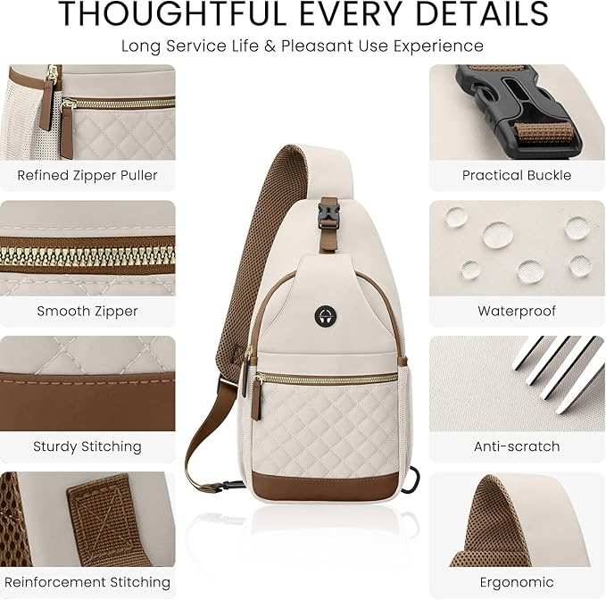 Small Crossbody Purses Bags for Women Men Travel, Chest Sling Bag Women Casual Cross Body Bag for Woman Sling Backpack