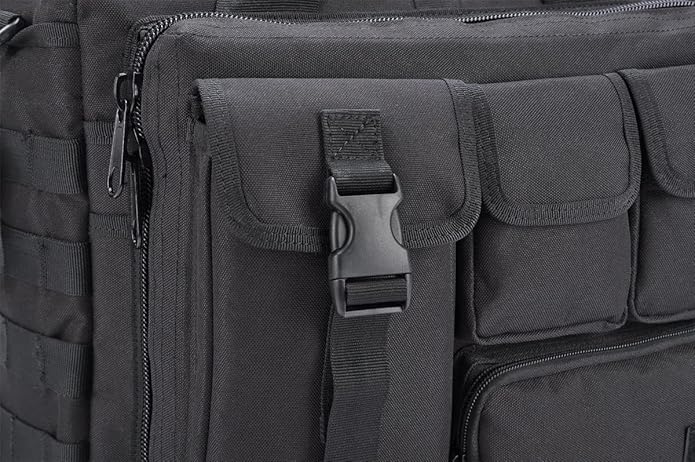 Tactical Briefcase, tactical computer bag 14.1" 15.6 In Men's Military Laptop Messenger Multifunction Briefcase for Men