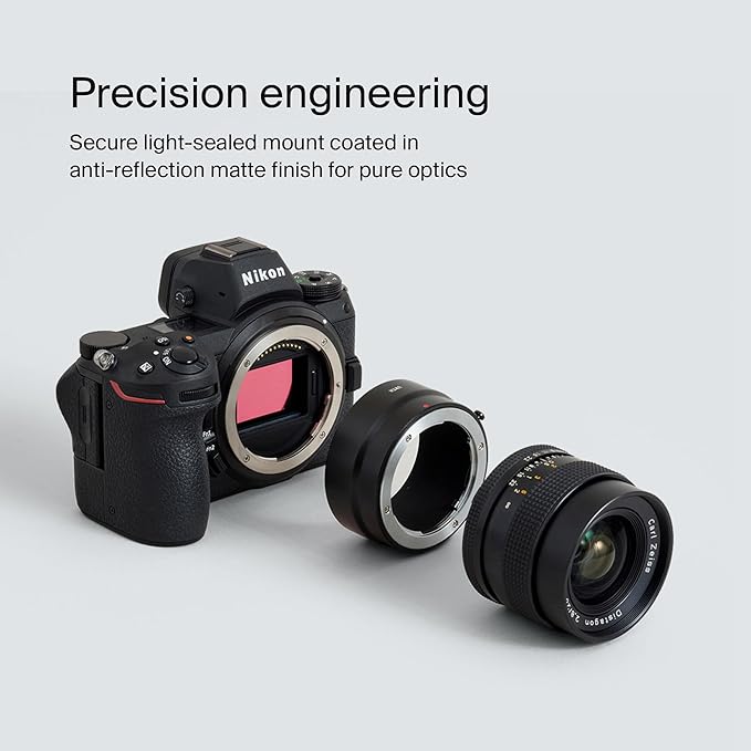 Urth Lens Mount Adapter: Compatible for Nikon Z Camera Body to Contax/Yashica (C/Y) Lens