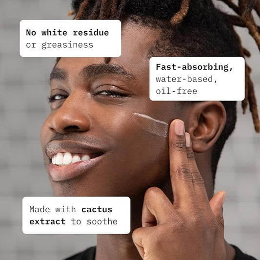 Cardon Men's SPF 30 Korean Sunscreen for Face, Facial Moisturizer With Sunblock, Anti-Aging Face Sunscreen, SPF Facial Moisturizer, Men's Skin Care Lotion with Cactus Extract (2 Bottles - 70ml)