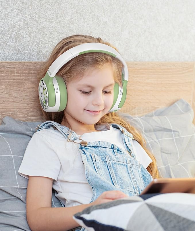 Kids Active Noise Cancelling Headphones - 60H Playtime, 85dB Safe Volume, USB-C Fast Charge, Bluetooth 5.4 - Wireless Headphones for iPad/Airplane/Tablet