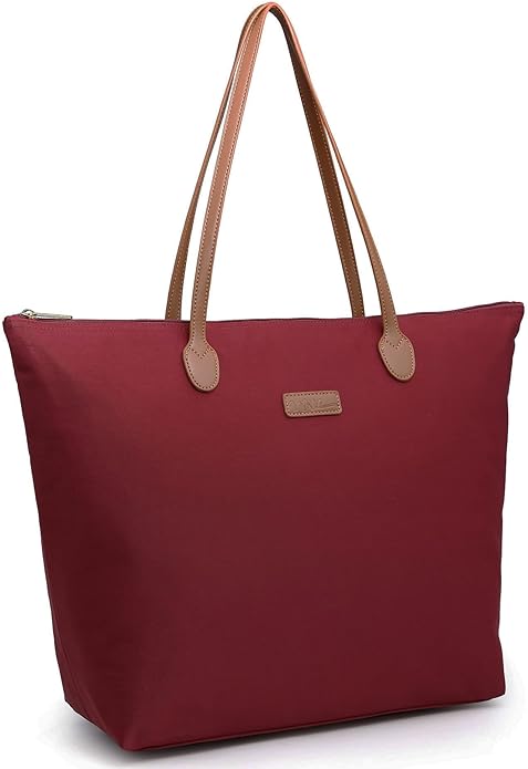 Water Resistant Light Weight Nylon Tote Bag Handbag