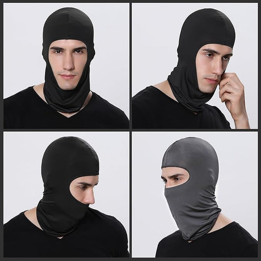 Pukavt 3 Pack Balaclava Face Mask, Ski Mask for Men Women, UV Protection Windproof Scarf for Motorcycle Snowboard Cycling