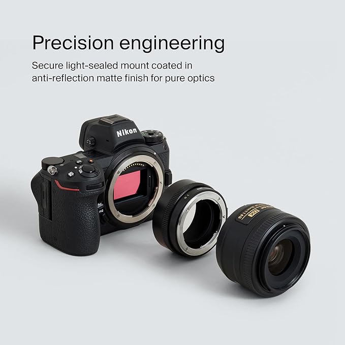 Urth Lens Mount Adapter: Compatible for Nikon F (G-Type) Lens to Nikon Z Camera Body