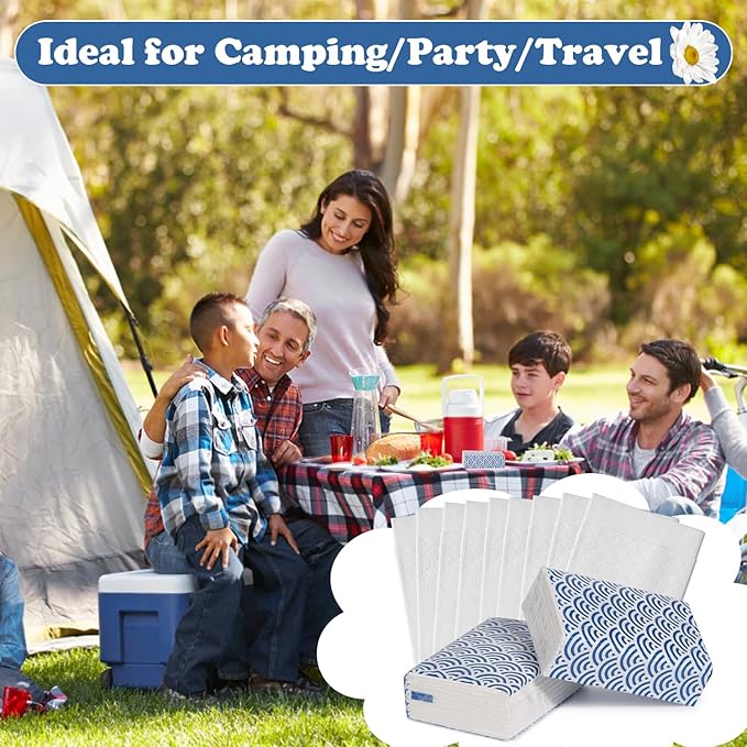 120 Pack Pocket Tissues 1200 Sheets Small Mini Travel Size Tissue Packs 3 Ply Unscented with Unique Embossing Process Individual Portable Tissue Pack for Purse Travel Camping