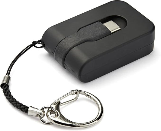 Portable USB-C to VGA Adapter with Quick-Connect Keychain