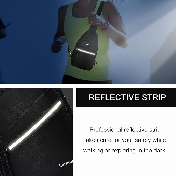 7L Sling Bag For Women Faux Leather Anti Theft Small Casual Daypack Backpack Fanny Pack Crossbody Chest Bags Purse Waterproof Light Pink