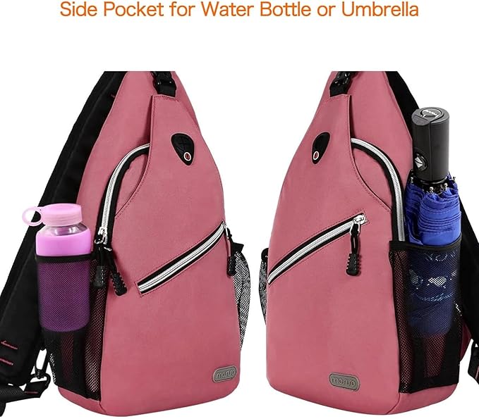 MOSISO Sling Backpack, Multipurpose Crossbody Shoulder Bag Travel Hiking Daypack
