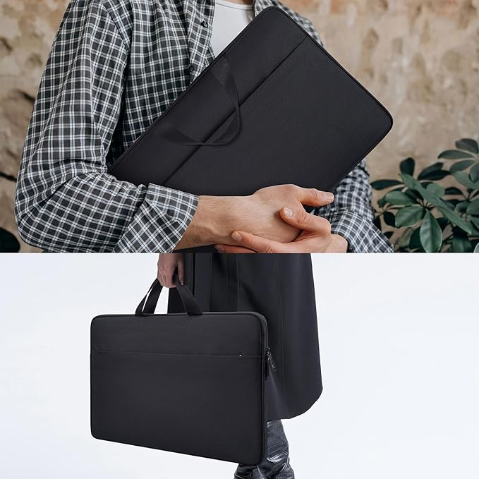 24 Inch Portable Monitor Case, Protective Carrying Sleeve for 23.8-24 inch portable monitors InnoView 23.8"/ASUS ZenScreen 24"/ViewSonic TD2423D 24 Inch Portable Monitor Case Bag, Black