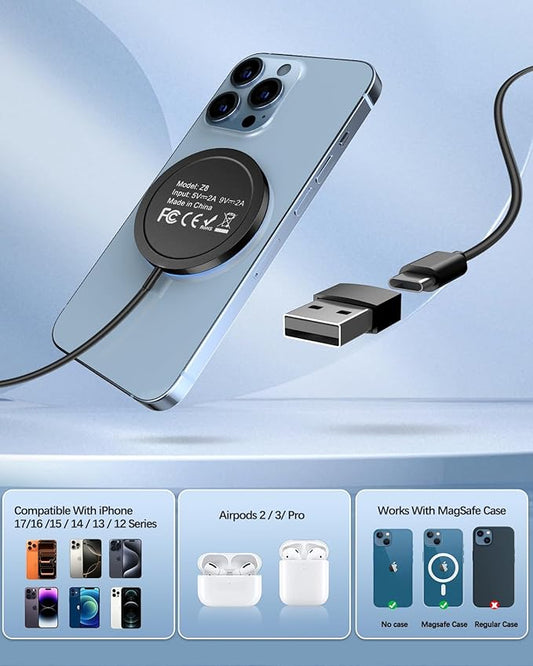 Magnetic Wireless Charger Fast Apple Mag-Safe Charger