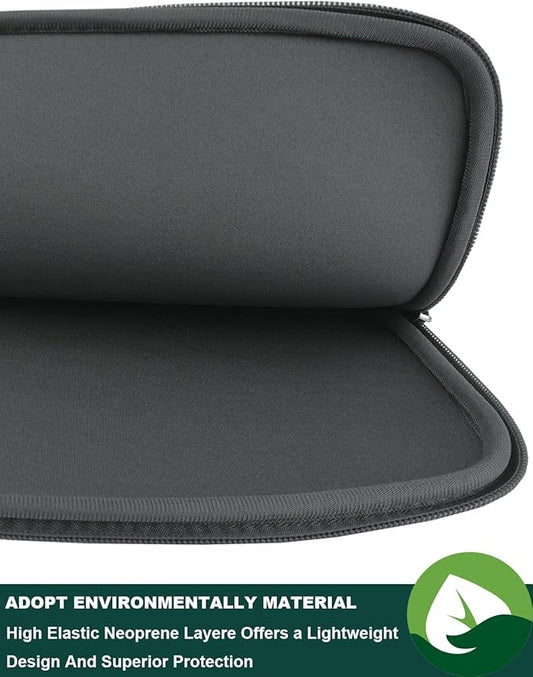 Laptop Sleeve Case 14 Inch, Resistant Neoprene Laptop Cover/Notebook Computer Pocket Case/Tablet Briefcase Carrying Bag for 14 inch HP, Lenovo, Asus Notebook, Ultrabook, Grey