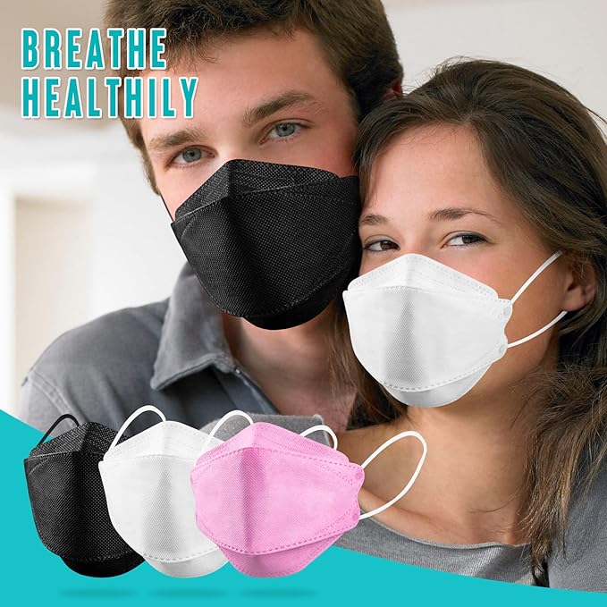 50 PCS KF94 Face_KF94_Mask, 4-Ply Filtеr KF94 Màsk BEF>94% FDẴ Certified