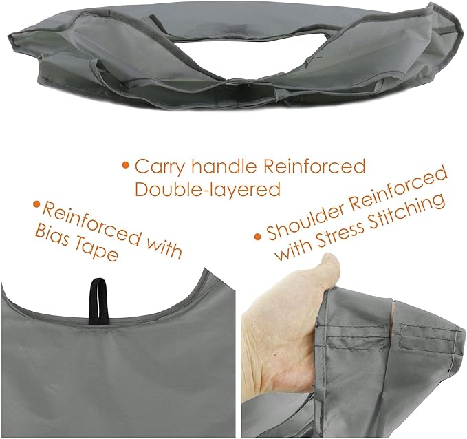 BeeGreen Grey Reusable Shopping Bags for Groceries 10 Pack Reusable Grocery Bags Washable 50LBS folding with Zipper Carry Pouch Tote Gift Bags Durable Polyester