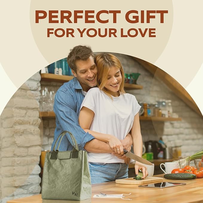 VonNova Women’s Insulated Lunch Bag with Premium 4mm Cooler Insulation, Cute Large 7L Lunch Tote for Office, Durable Small Lunch Box for Women, Stylish Lunchbox for Adults, Teens, Nurses, Teachers