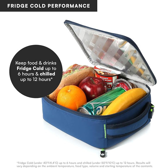 Titan Fridge Cold Upright Lunch Box With 2 250g Ice Walls®, Nightfall