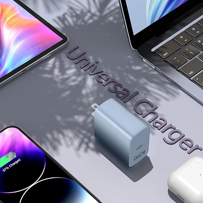 1 Pack 65W USB C Charger - Fast Type C Charger for Laptop, Phone, Tablet & More