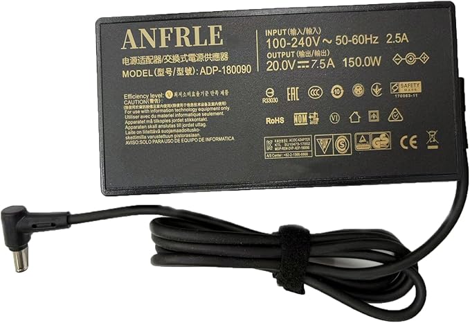 150W AC Charger Fit for Asus Creator Q Q540 Q540V Q540VJ Q530 Q530V Q530VJ Zenbook Flip Q535UD Q535U Q535 Q536FD Q536F Q536 Q546FDX Q546FD Q546F Q546 Q547FD Q547F Q547 Laptop Power Supply