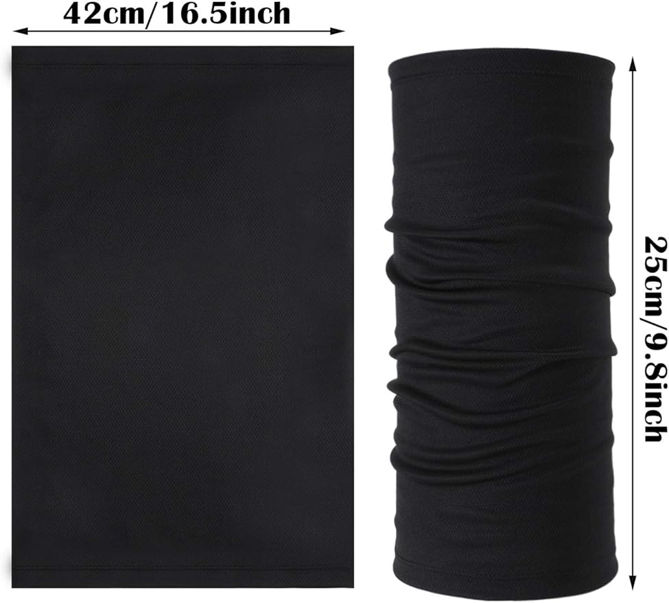 Geyoga Winter Face Mask for Men UV Protection Mask Sunscreen Breathable Windproof Neck Gaiters Scarf Fishing Cycling Running