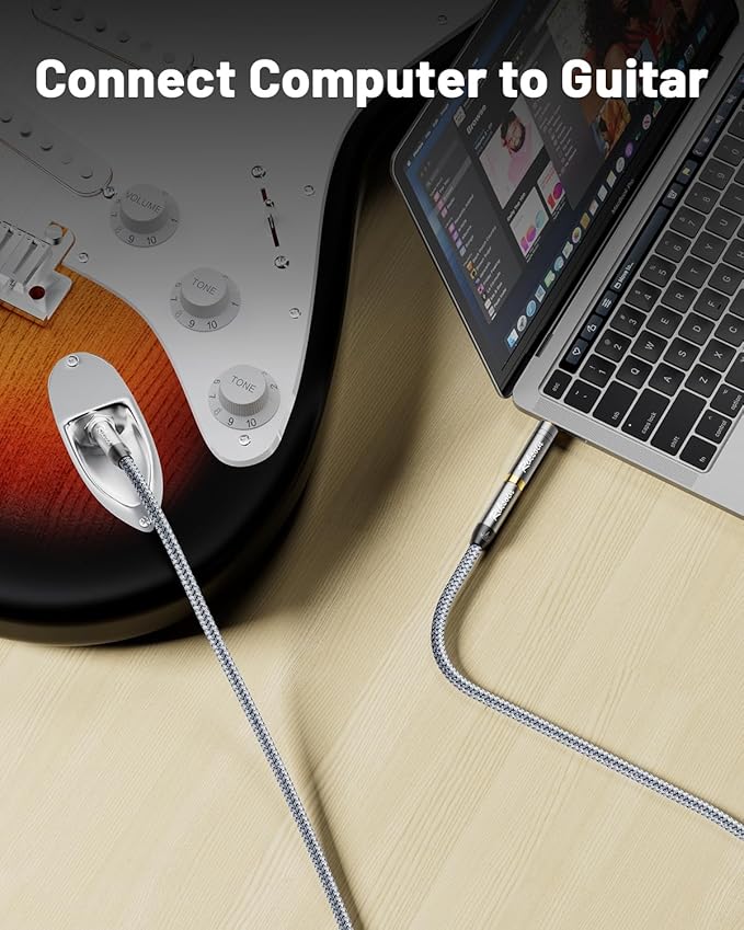 1/4'' to 3.5mm Stereo Pure Copper Headphone Adapter,3.5mm(1/8'') Plug Male to 6.35mm (1/4'') Jack Female Stereo Adapte for Headphone, Amp, Adapte,4-Pack