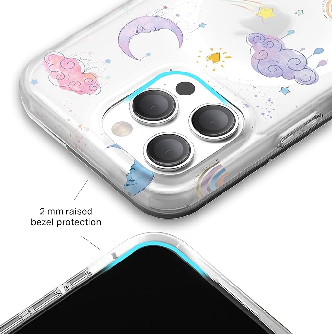 VELVET CAVIAR for iPhone 15 Pro Max Case - Compatible with MagSafe - 10ft Drop Tested - Colorful Stars Moon Rainbow