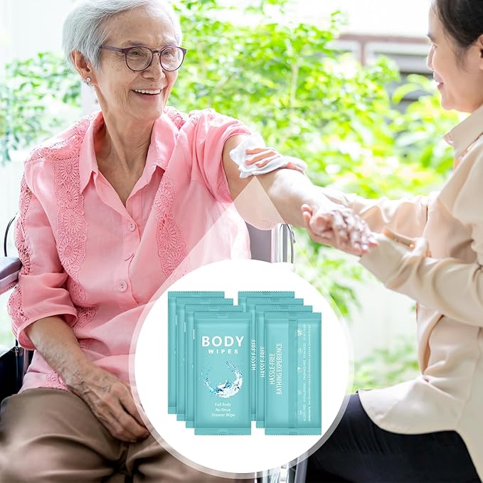 Treela 300 Pcs Bulk Deodorant Large Body Wipes Individually Wrapped Wet Wipes Travel Size for Adults Shower for Homeless Supplies Hygiene Personal Cleansing for Hiking Gym(7.09" X 9.84",Blue)