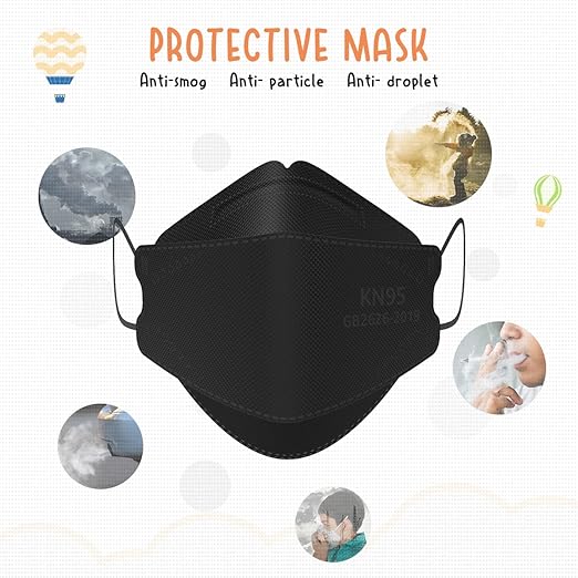 LEVENIS Kids KN95 Face Masks for Children 50 Pack