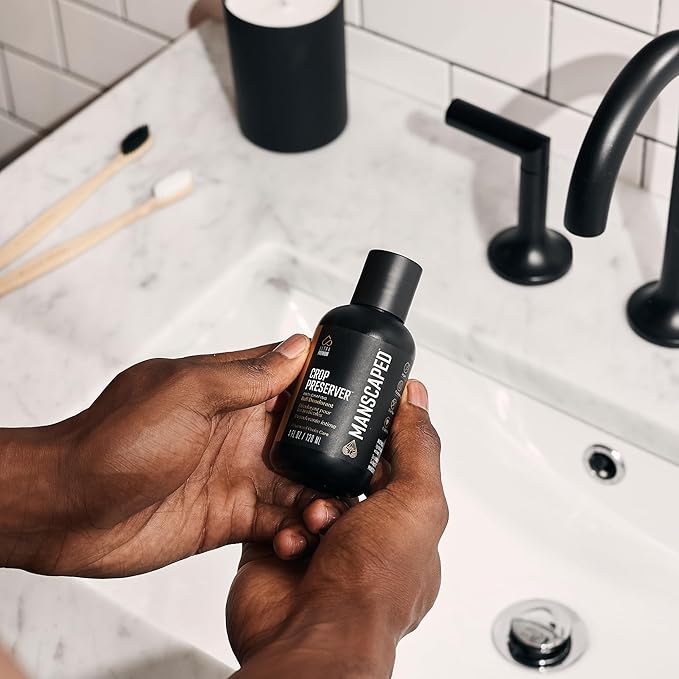 MANSCAPED® The Crop Preserver®, Men's Ball Deodorant, Male Care Hygiene Moisturizer, Anti-Chafing Groin Protection with Cooling Aloe Vera, Refined® Scent, 4oz