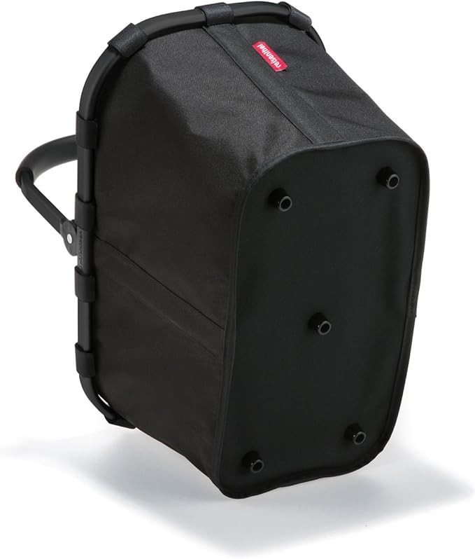 reisenthel carrybag frame black/black - Sturdy shopping basket with plenty of storage space and practical inner pocket - water-repellent