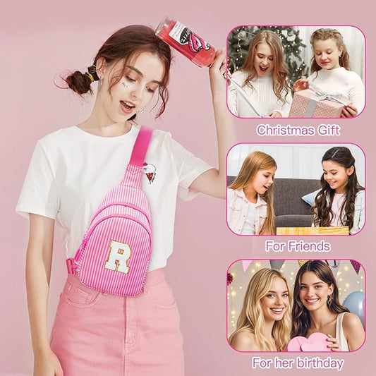Gifts for 8 9 10 11 12 Year Old Girls Sling Bag Crossbody Bags Fanny Pack for Teen Girls Personalized Gifts for Women